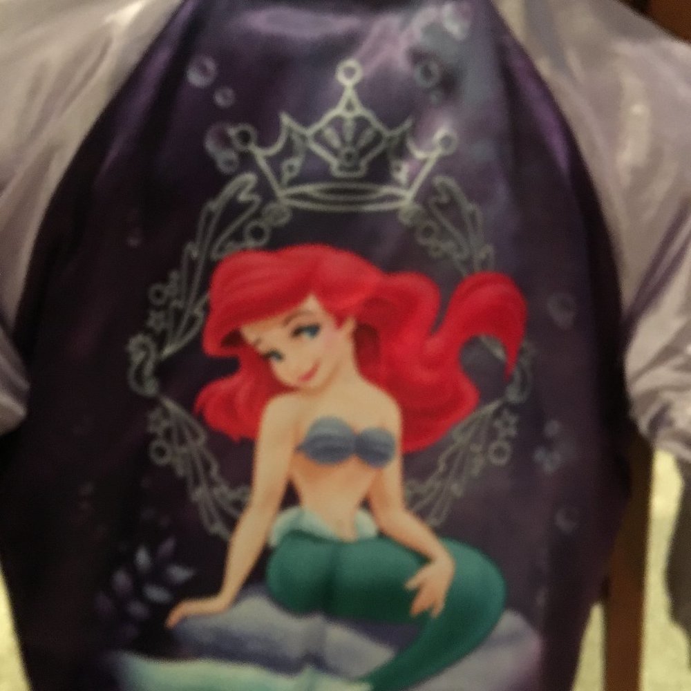 Disney princess little girls jacket ariel little mermaid